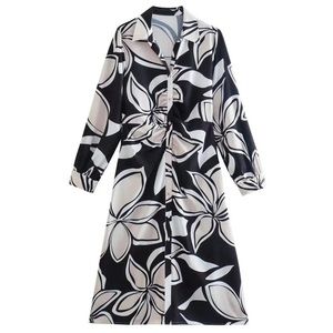 Zara Button down floral dress size XL